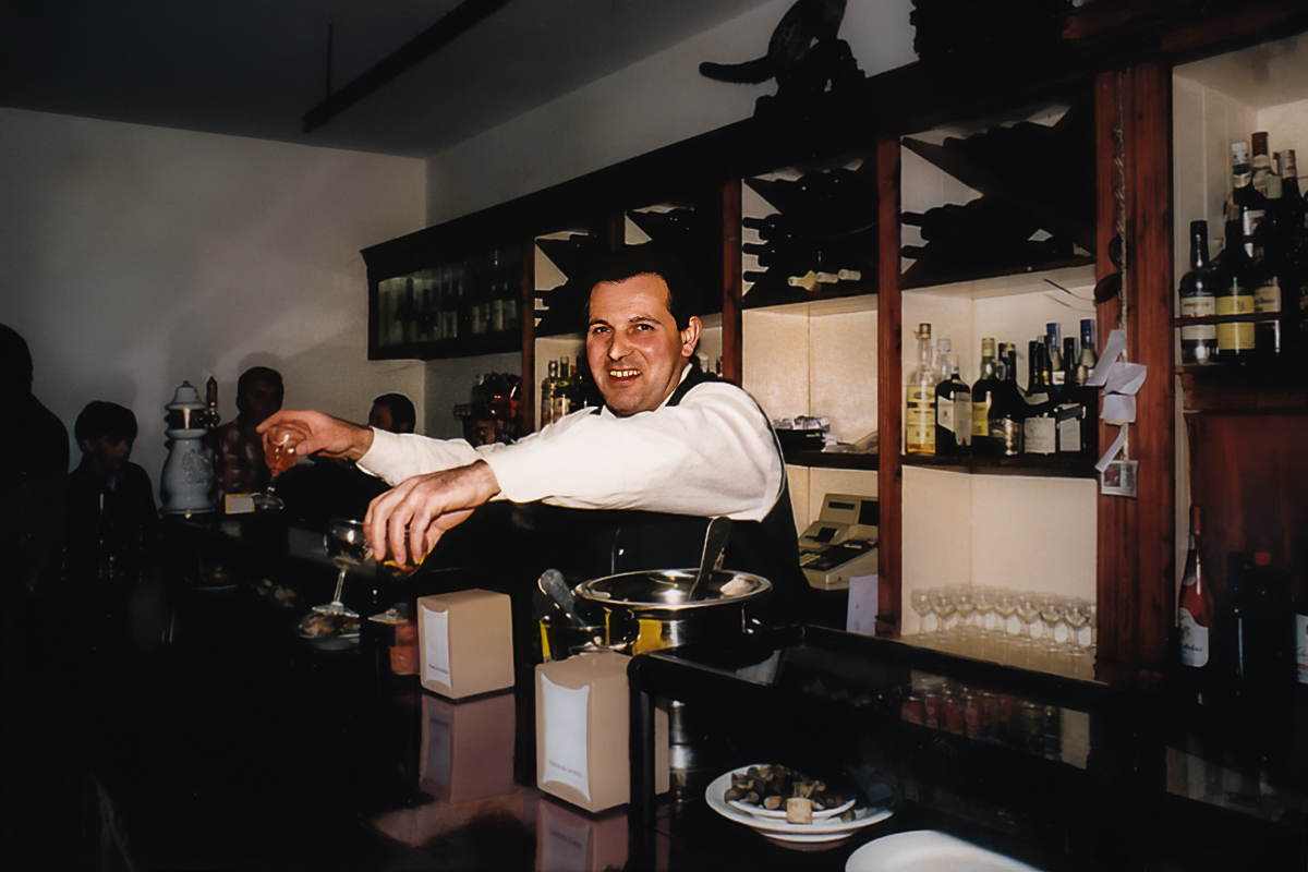 Flavio Veci, padre del chef Iñigo Veci, dueño del restaurante Cesar en Cicero (Cantabria)